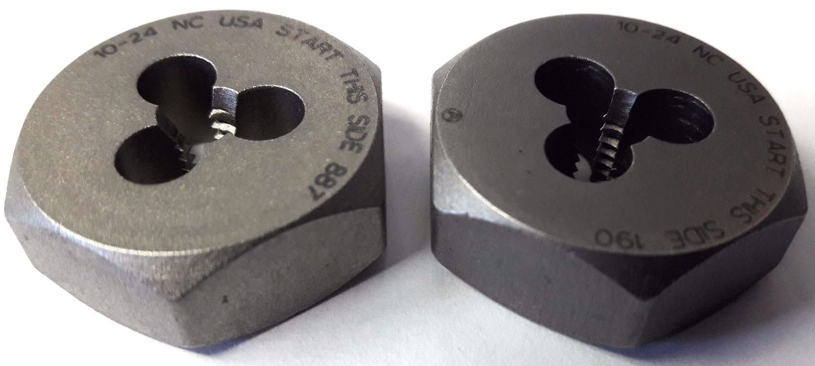 KD Tools 388738 10 x 24 NC Single Hex Die USA 2PCS