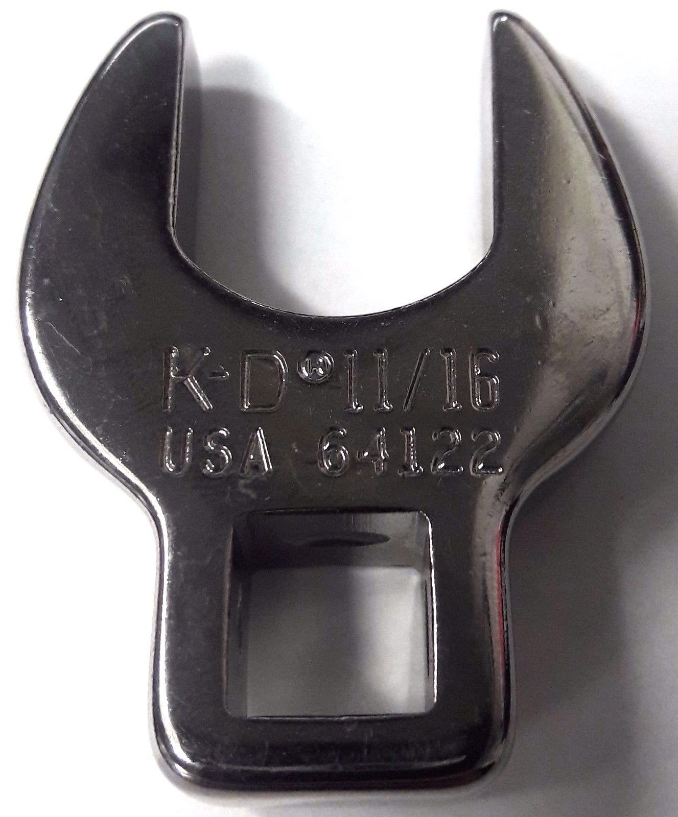 KD Tools 64122 Ratcheting 3/8" Drive 11/16" Crowfoot Wrench USA