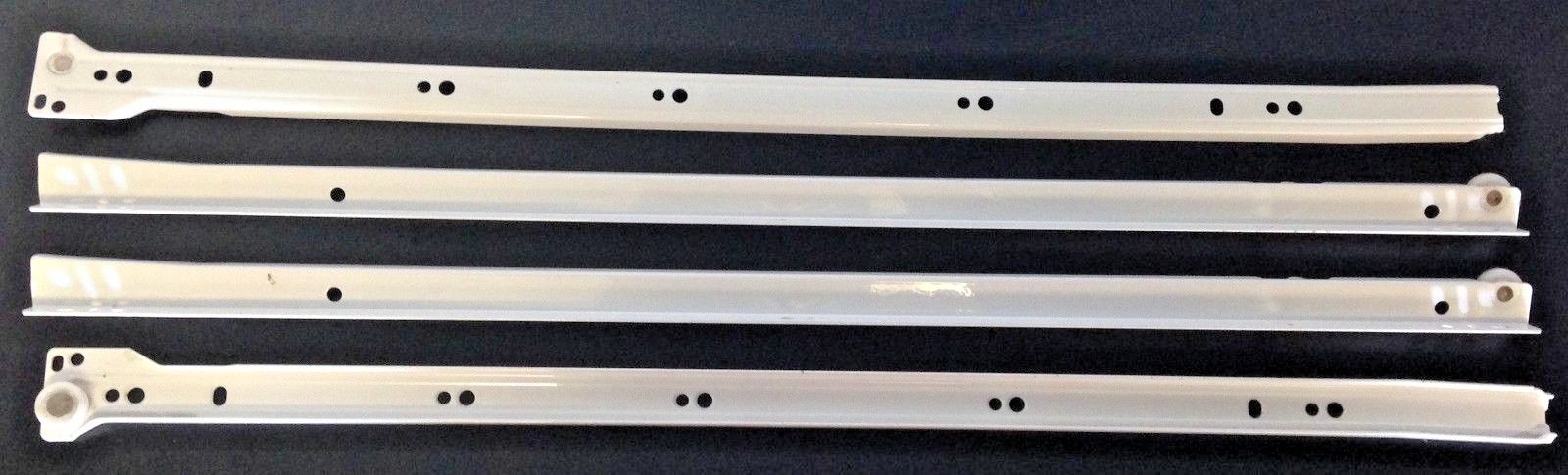 Blum 230M Epoxy Coated Drawer Slides 24" x 3/4" White (1 set)