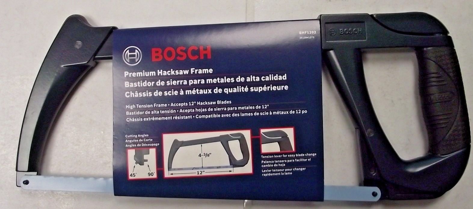 Bosch BHF1202 12" High Tension Hacksaw Frame Brazil