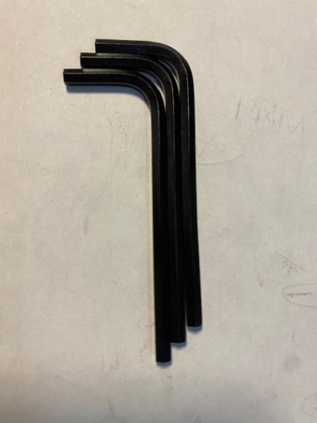 Allen B67008 SA 1/8" Hex Key 3pcs. USA