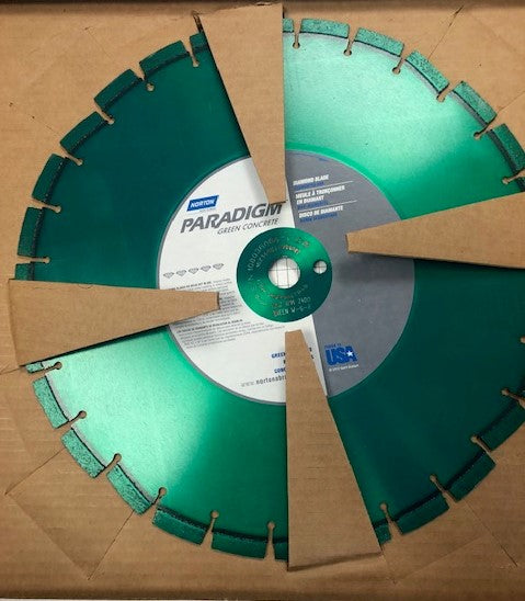 Norton Paradigm 70184647645 16" Green Concrete Diamond Saw Blade USA