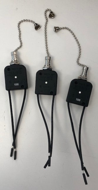 Gardner Bender Pull Chain Switch For Ceiling Fan and Light 7800005-1 3 pcs