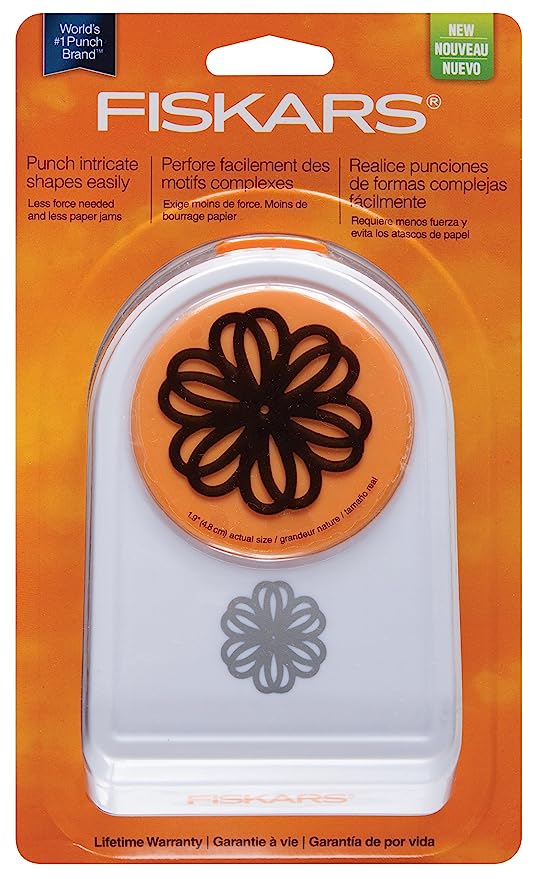 Fiskars 123980-1001 Intricate Shape Punch, Neutron Dance