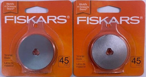 Fiskars: 45mm Titanium replacement blade 2-pack