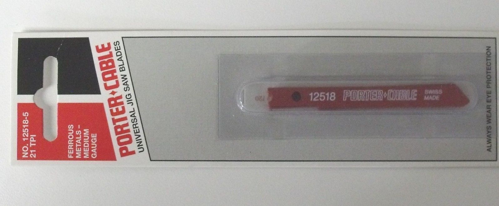 Porter Cable 12518-5 2-3/4" Jig Saw Blades 21 TPI Ferrous Metal Medium Gauge 5pc