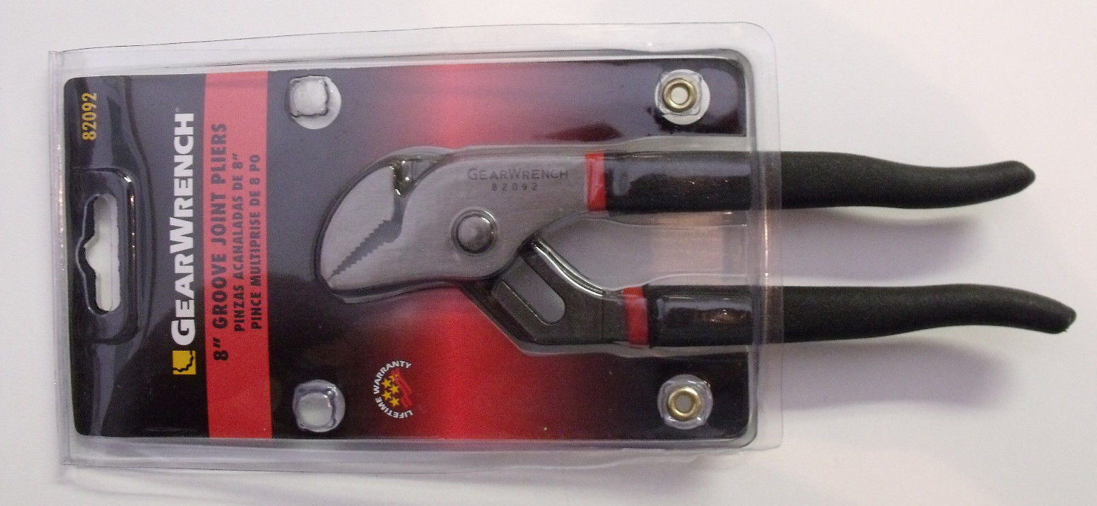 GearWrench 82092 Groove Joint Pliers, 8"