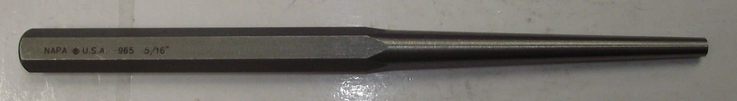 Napa 965 5/16" Long Taper Punch - 11" Long USA