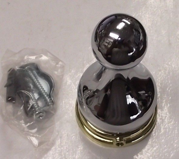 Taymor 04-CB4701 Robe & Towel Hook  Aztec Collection  (Chrome / Brass)