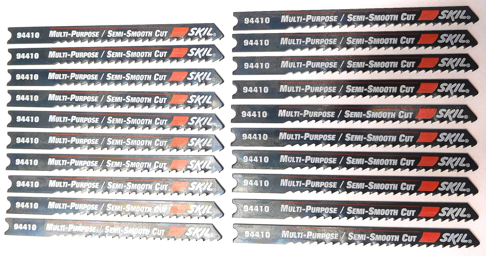 Skil 94410 3-1/8" x 10 TPI Multi-Purpose Jig Saw Blades 20pcs