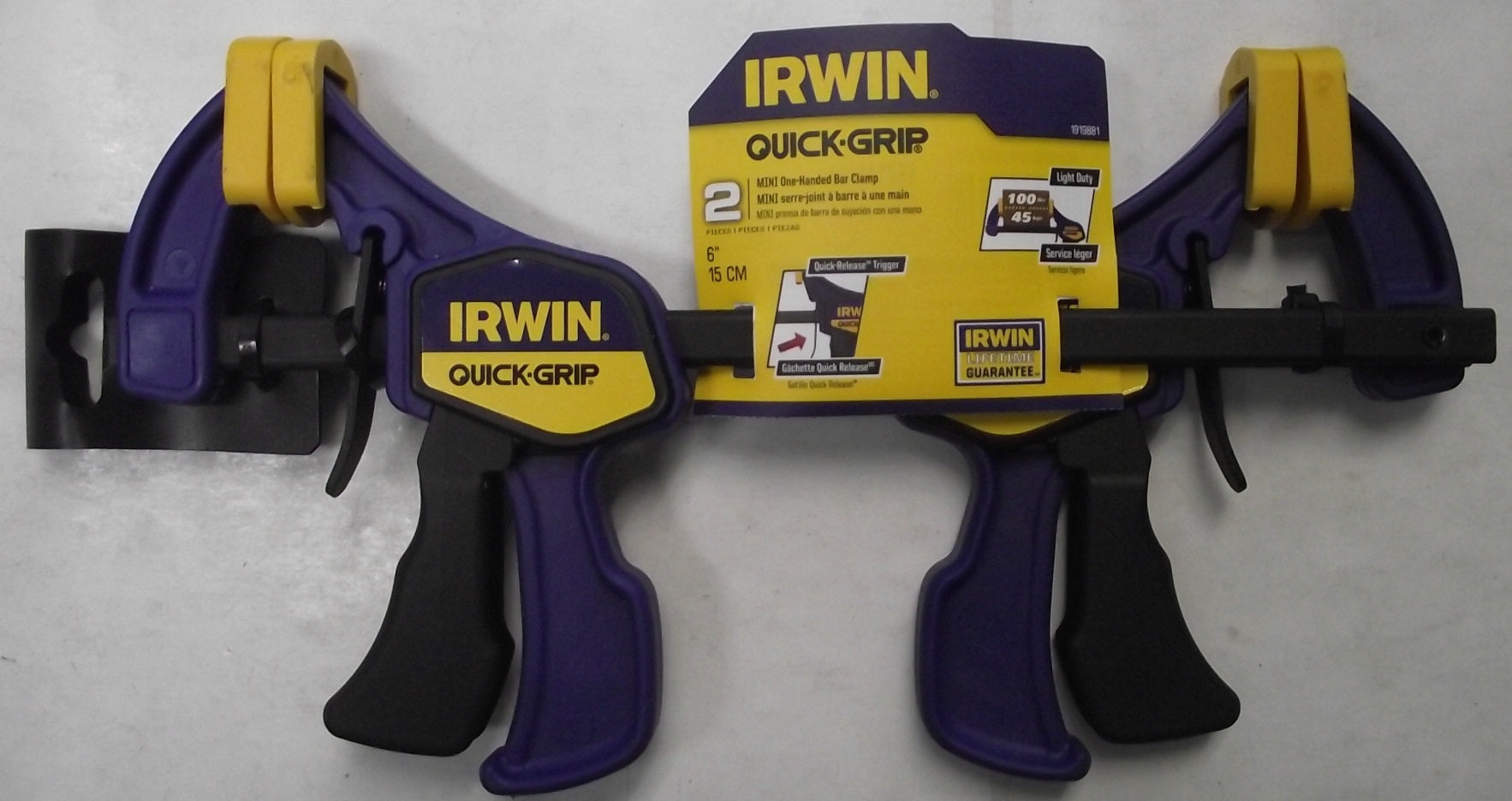 Irwin 1919881 6" Mini Bar Clamp, 2pk