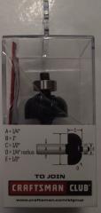 Craftsman 99720 1/4" Cove Router Bit 1/4" Shank