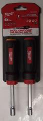 Milwaukee 48-22-2502 2pc. SAE HollowCore Magnetic Nut Driver Set