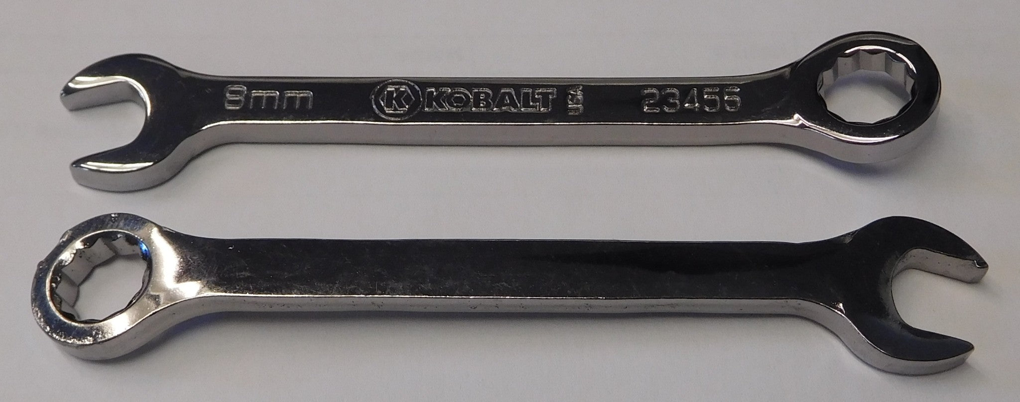 Kobalt 23456 8mm Midget Combination Wrench USA 2pcs