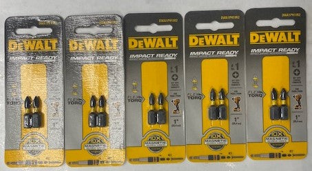 Dewalt DWA1PH1IR2 #1 x 1" Impact Bit Phillips 5 - (2 Packs)