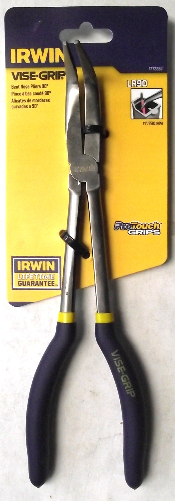 IRWIN Tools 1773387 90 Degree 11" Vise Grip Long Reach Bent Nose Pliers
