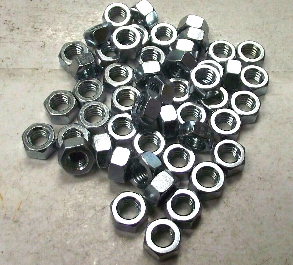 Hex Nuts 51618 5/16-18 Zinc Plated 50pcs.