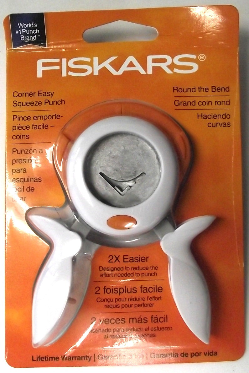 Fiskars 173300 Corner Easy Squeeze Punch Round The Bend