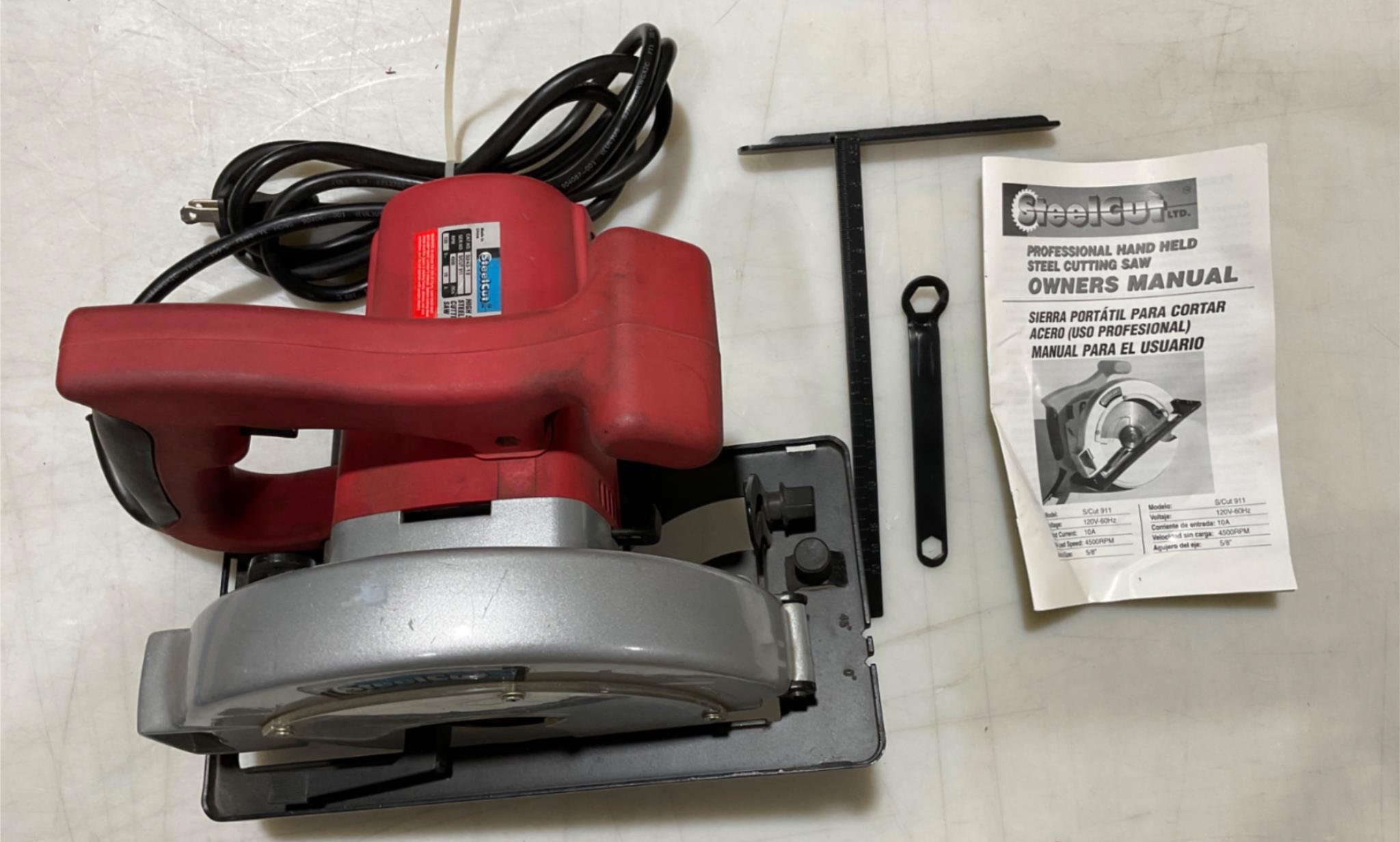 SteelCut S/Cut 911 Corded Hand Held Steel Cutting Saw #10