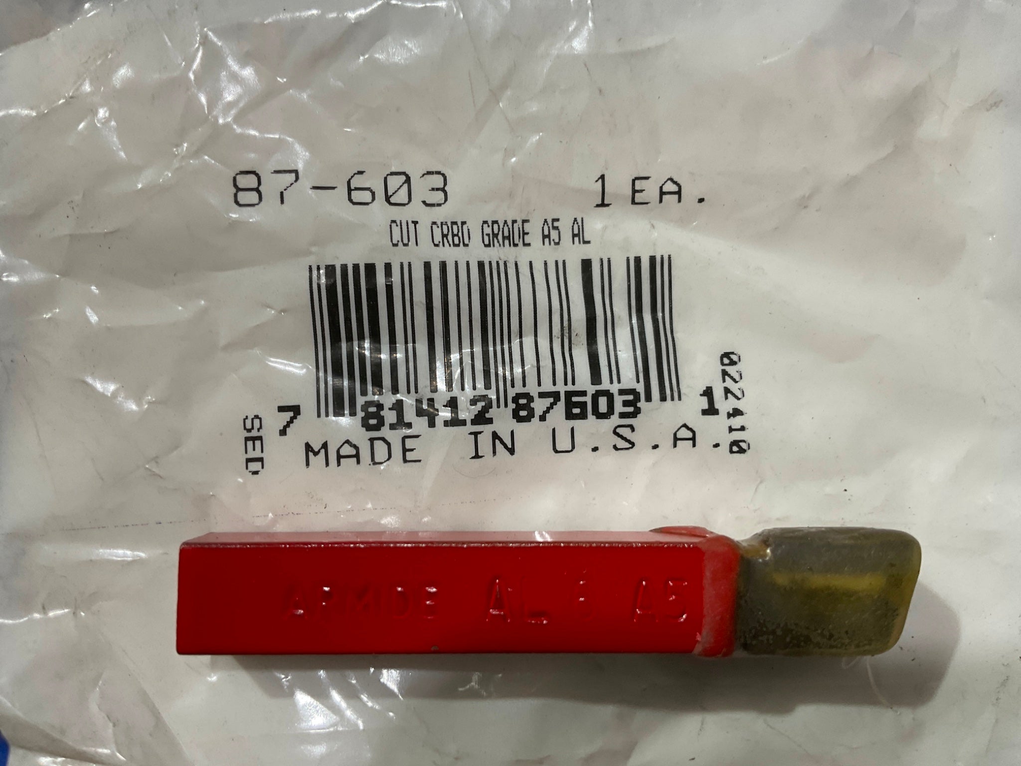 Armstrong 87-603 Cut Carbide Grade AL6 A5 USA