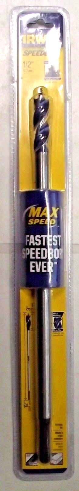 Irwin Speedbor 1866040 1/2" x 12" Tri-Flute Drill Bit