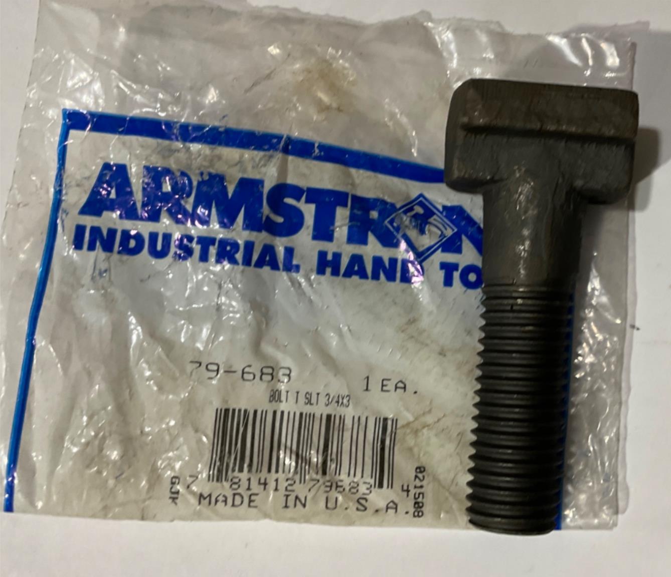 Armstrong 79-683 T-Slot Bolt 3/4 X 3 USA