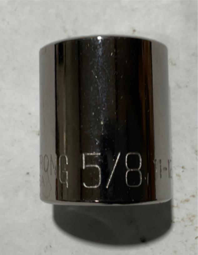 Armstrong 11-120A 5/8" 3/8" Dr. 12pt Socket USA #82