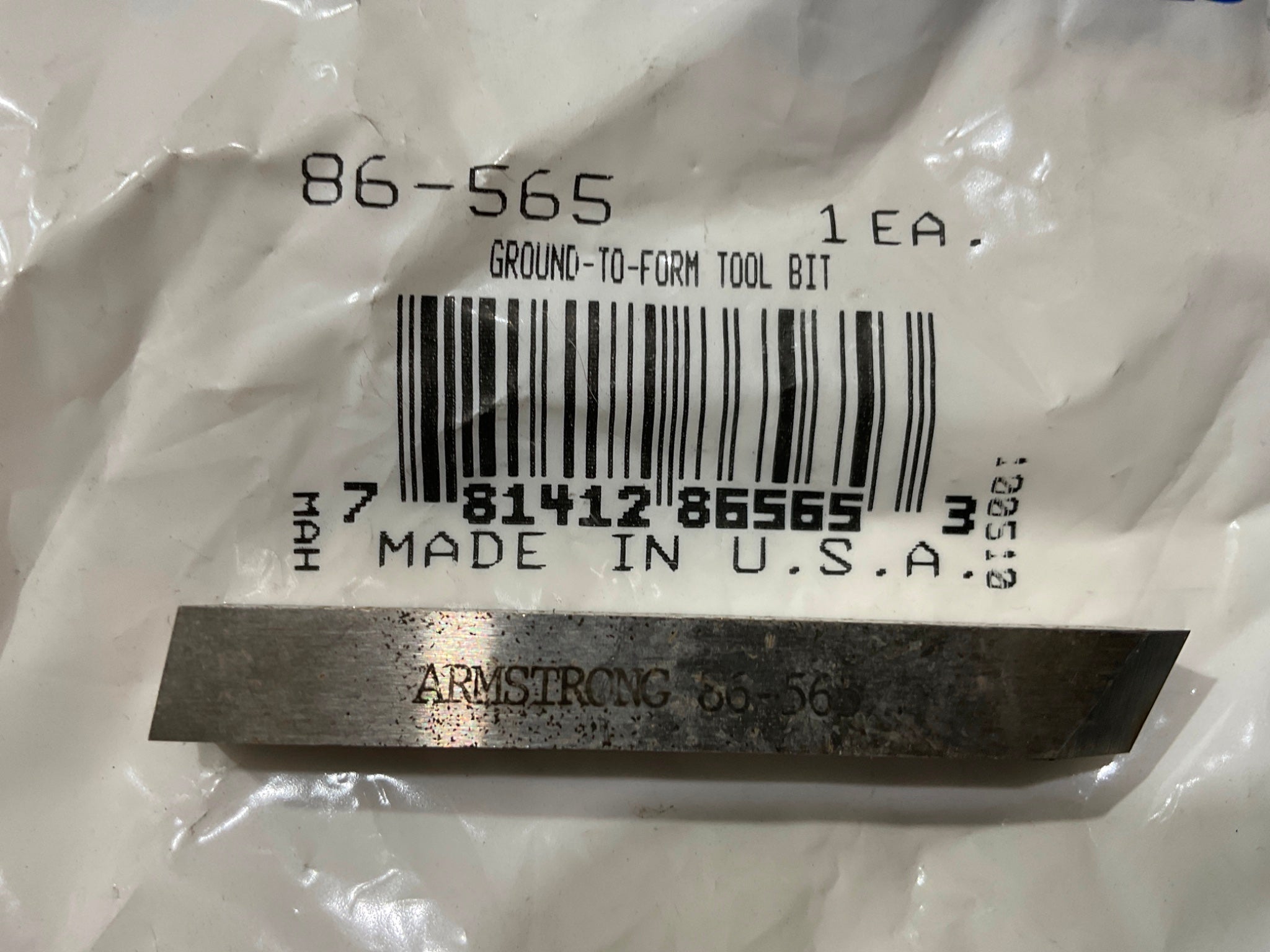 Armstrong 86-565 Ground-to-form Tool Bit USA