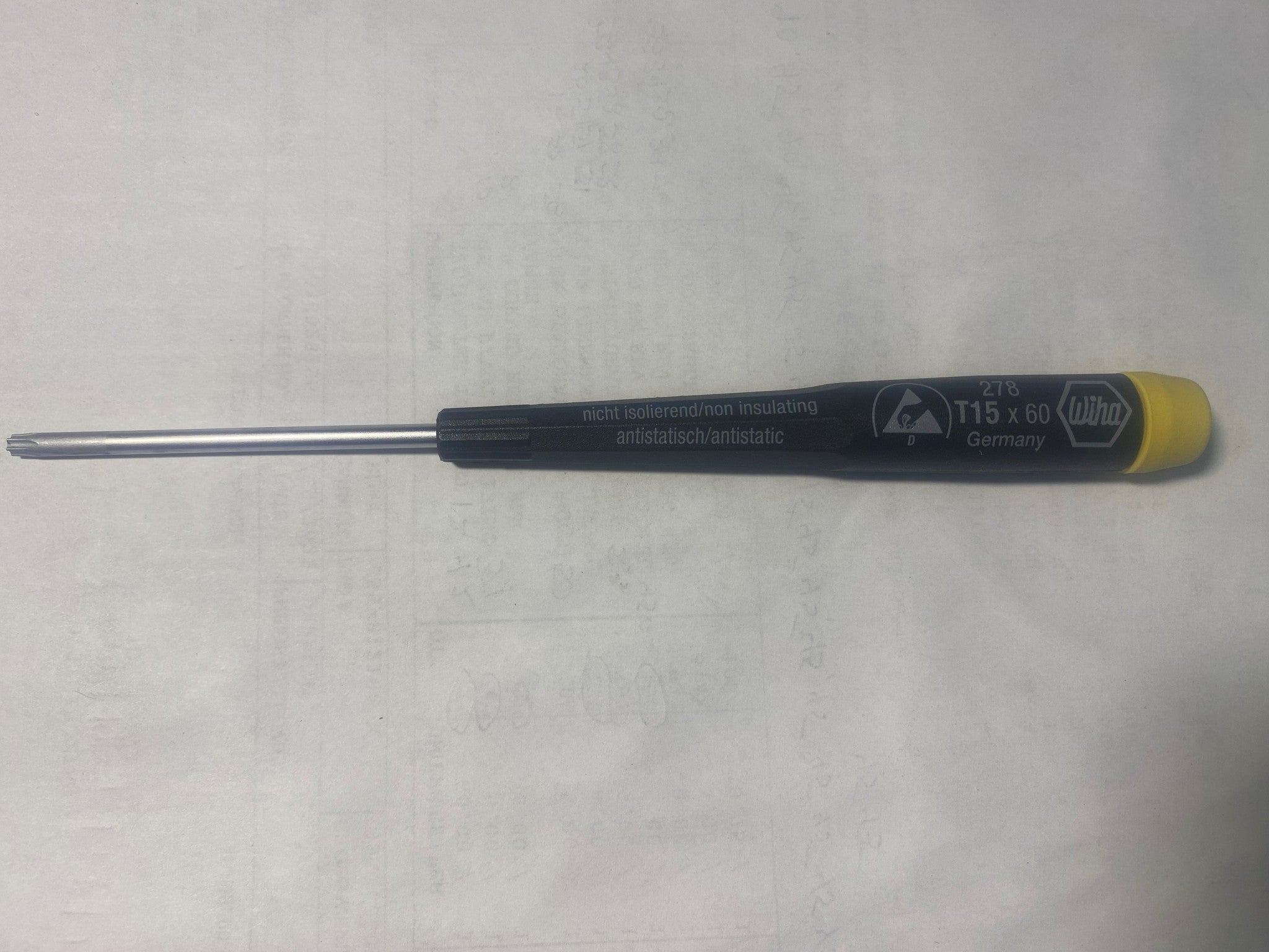 Wiha 27841 Torx T15 ESD Safe Precision Screwdriver Germany