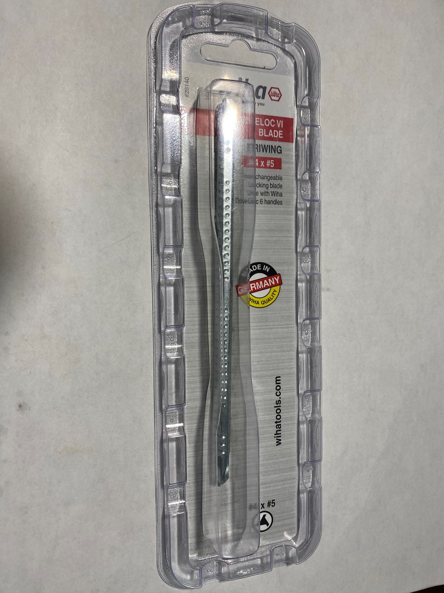 Wiha 28140 TRIWING #4 x #5 Drive-Loc VI Blade Screw Tip 6" Long Germany