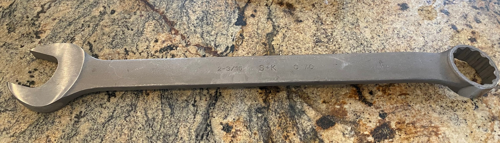 SK PROFESSIONAL TOOLS C70 Combination Wrench 2-3/16in. 28in. Long USA