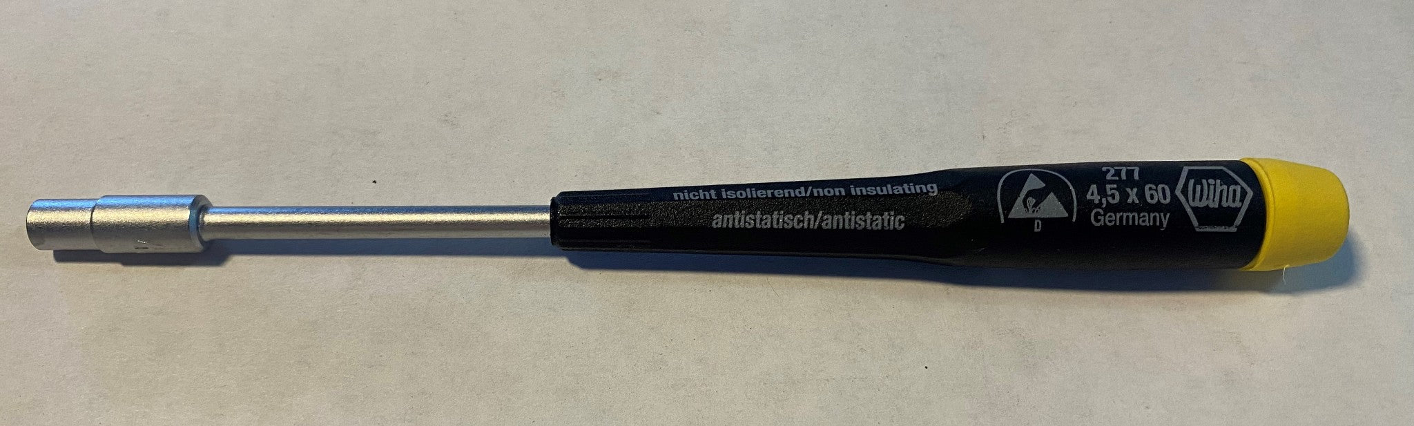 Wiha 27745 Precision ESD Safe Nut Driver 4.5mm Germany