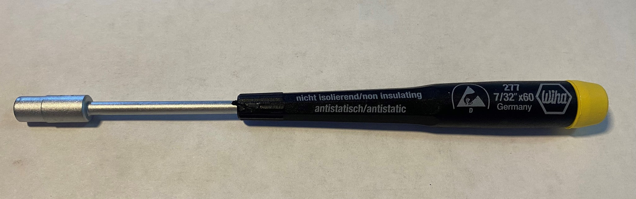Wiha 27713 Precision ESD Safe Nut Driver 7/32 Germany