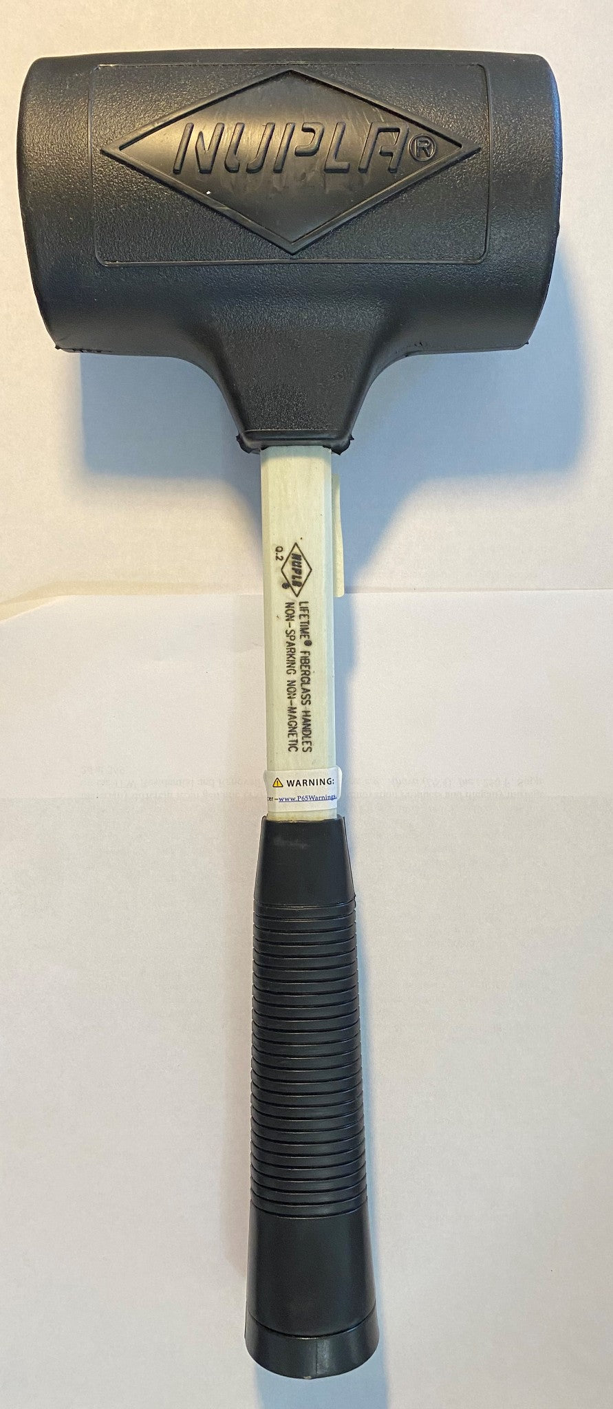 Nupla Dead Blow Hammer Non Spark W/O Tip 3" Dia 15.75" Length USA SPI-306N