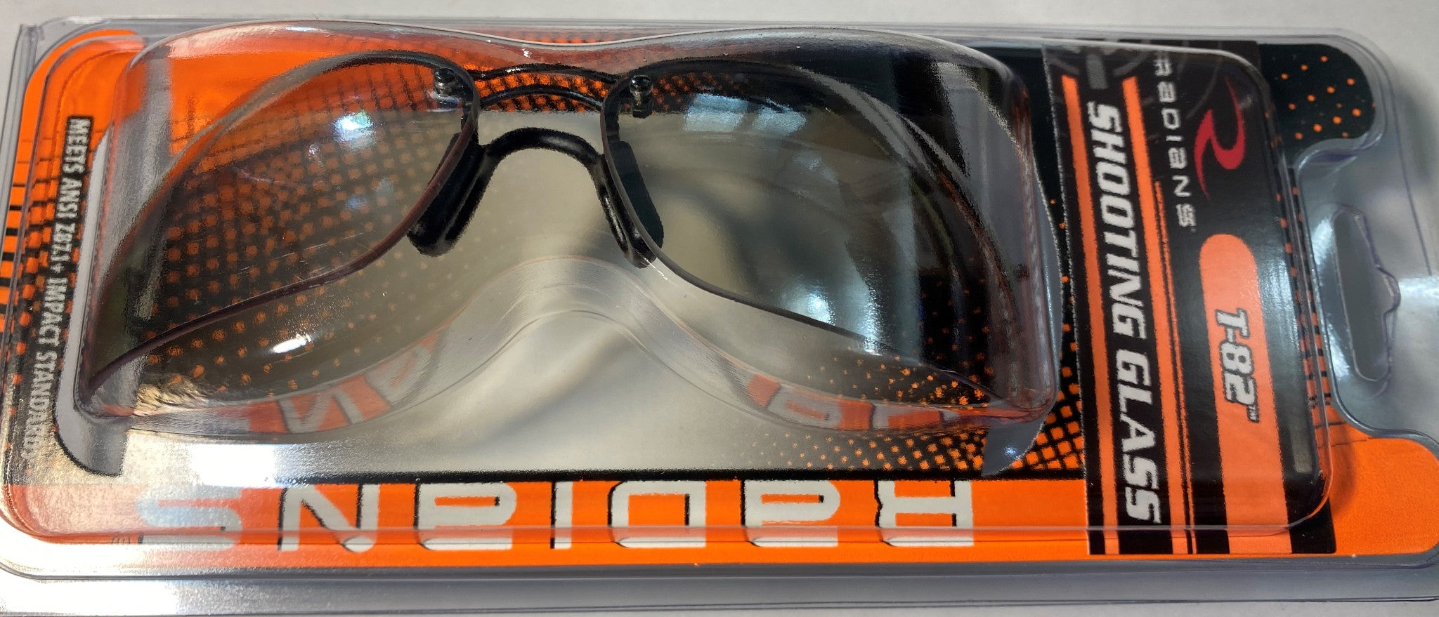 Radians T82-90RC Safety Shooting Glasses - Metal Frame - 2-Lens I/O