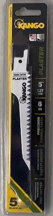 Kango 70-01-0090 Recip Saw Blades 5in 6 TPI Plaster Blades - 5 pk USA