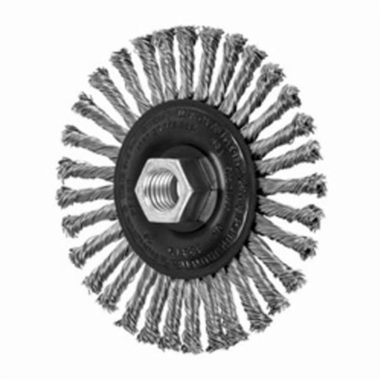 PFERD 82315 Stringer Bead/Twist Knot Wire Wheel Brush 4-1/2" x 3/16 x 5/8-11 Arb