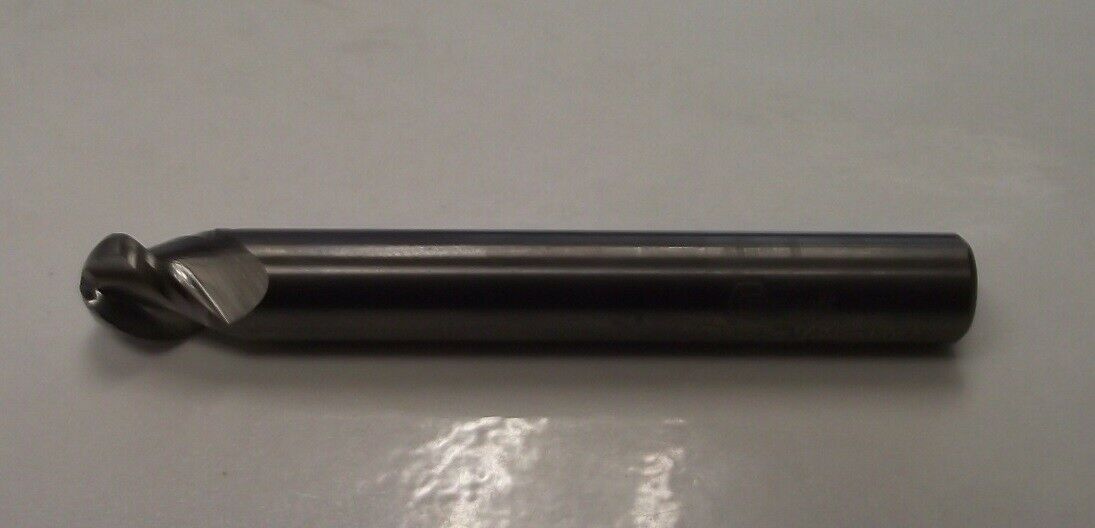 GMAXX SO1063306 8.6mm x R4.76 Solid Carbide Round Nose Router Bit 3/8" Shank