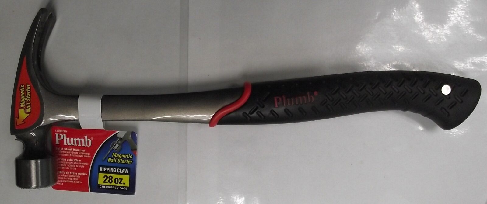 Plumb SS28RCFN Premium Rip Claw Hammer 28 oz Steel Head 16"