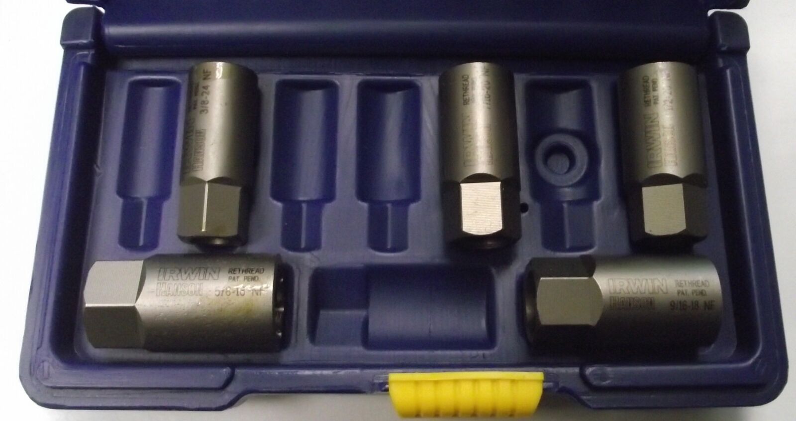Irwin Industrial 3094101 Fractional Fine NF Deep Well Thread Chaser Set 5pc USA
