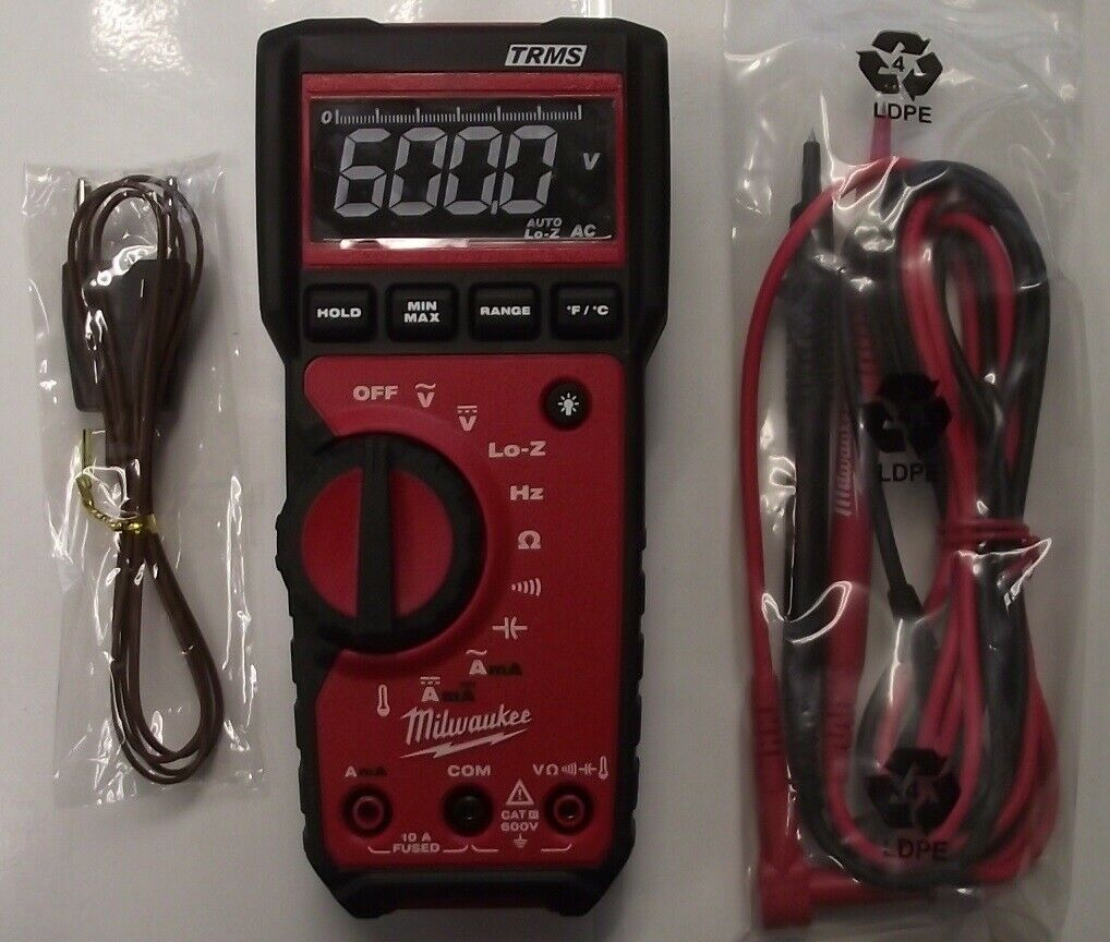 Milwaukee 2217-20NST True-RMS True RMS Digital Multimeter NIST