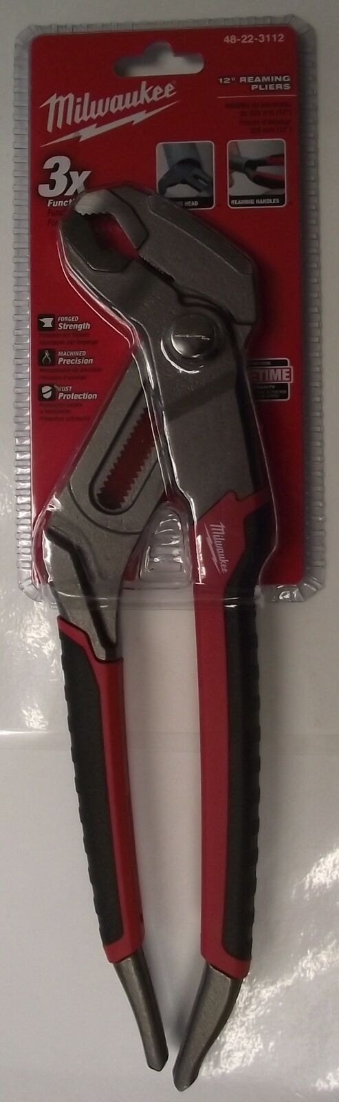 Milwaukee 48-22-3112 12" Reaming Groove Joint Pliers