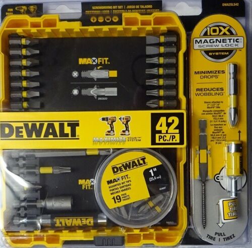 Dewalt DWA2SLS42 Maxfit Screwdriving Set of 42 Piece