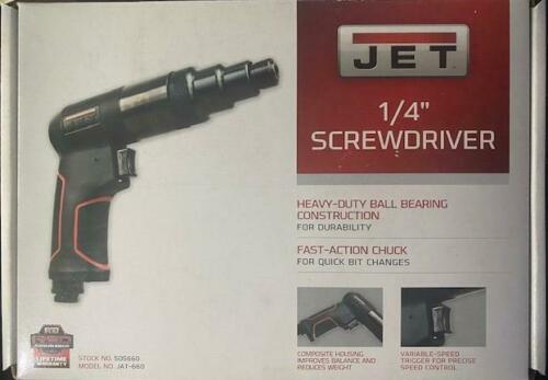 Jet-505660 JAT-660 R12 1/4" 800RPM Composite Air Screwdriver