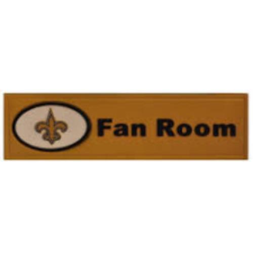 Adventure Furniture NFL New Orleans Saints 6-5/8" x 24" Team Name Plaque