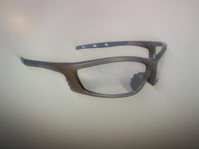 Radians CS3-10 Chaos Mocha Frame / Clear Lens Safety Glasses