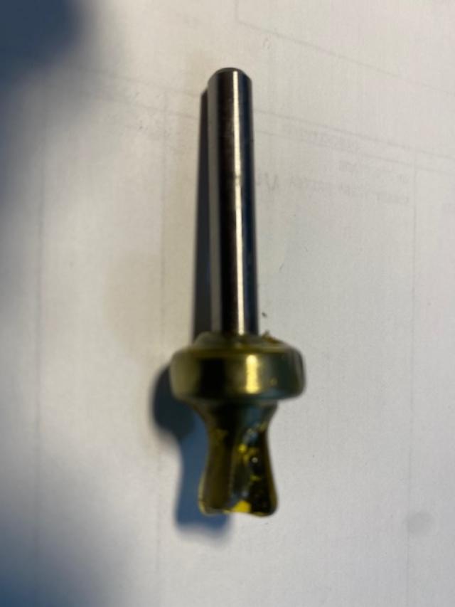 Gmaxx 1042514 Carbide Tipped Keller Dovetail 8.7 x 9.5mm 1/4" Arbor
