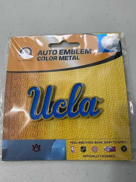 UCLA Bruins 22258 Blue Metal Auto Emblem (New Old Stock: read description)