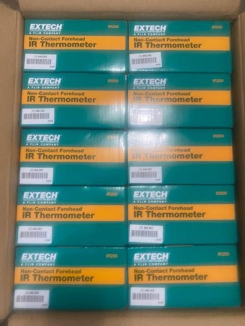 Extech IR200 Non-Contact Forehead Infrared Thermometer 20 Pcs.