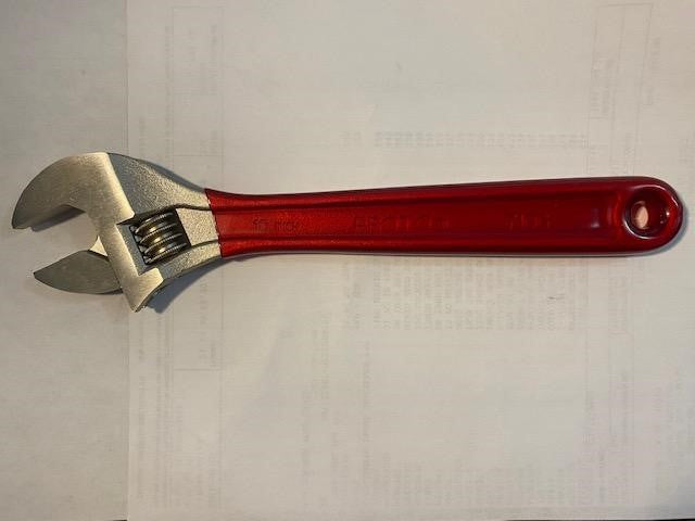 Stanley Proto Cushion Grip Adjustable Wrench 10" USA J710G